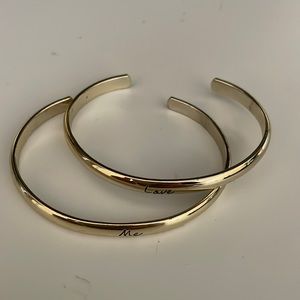 VS “Love Me” Goldtone Bracelet Set
